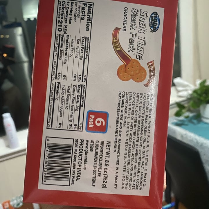photo of Snack time Crackers shared by @krights20 on  27 Jan 2022 - review