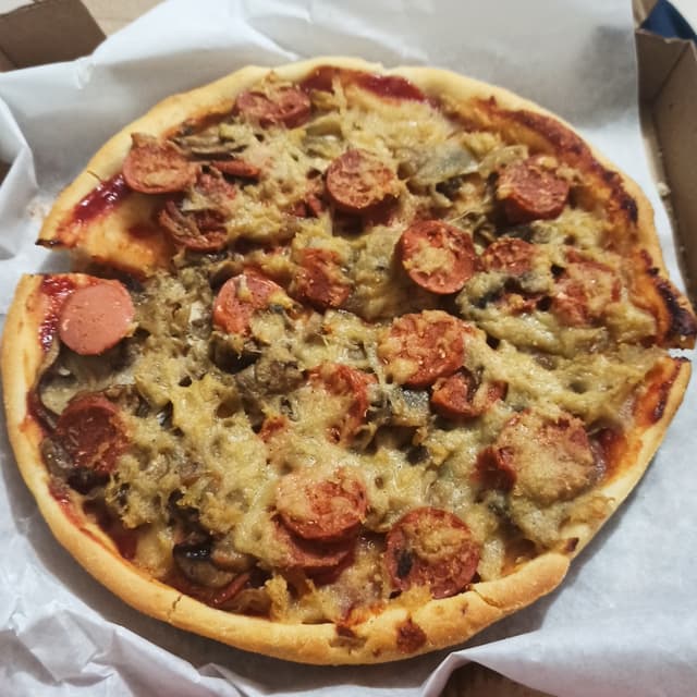 Photo of the dish “Pizza de choriñon”