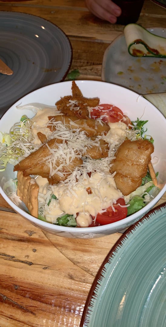 review photo of Masa madre vegan food ensalada cesár shared by @kennagaynor on 17 May 2019 - review