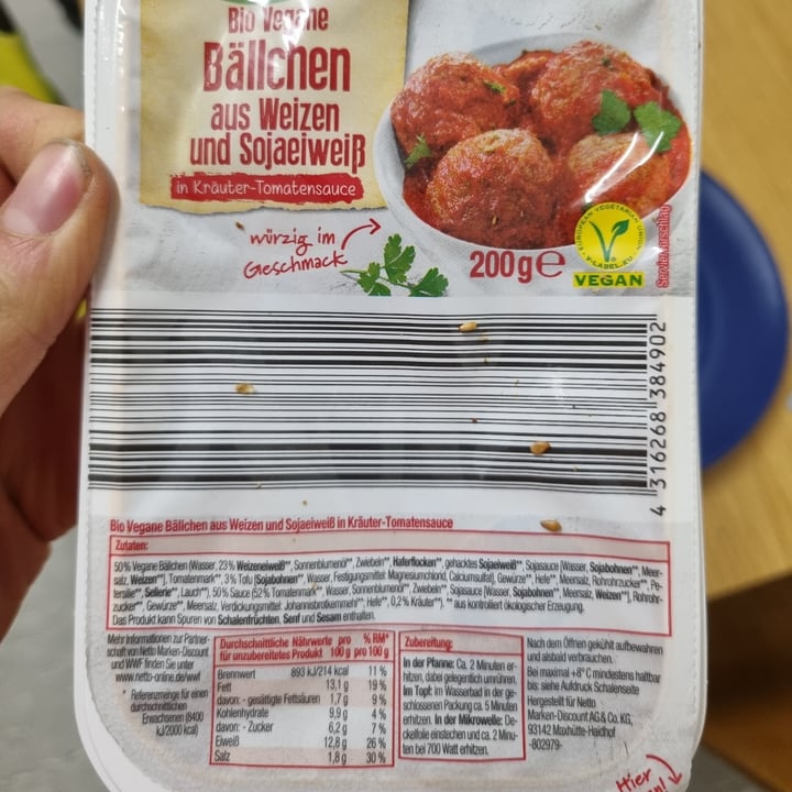 review photo of BioBio Bio vegane Bällchen shared by @veganislav on 14 Dec 2021 - review