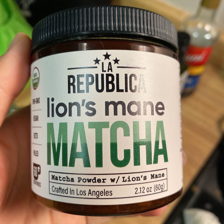 review photo of La Republica Lion’s Mane Matcha shared by @krisgreenrose3 on 14 Sep 2021 - review