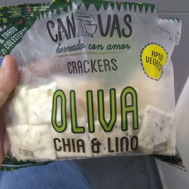 photo of Canvas Crackers De Oliva Chía Y Lino shared by @ineperez on  29 Sep 2021 - review