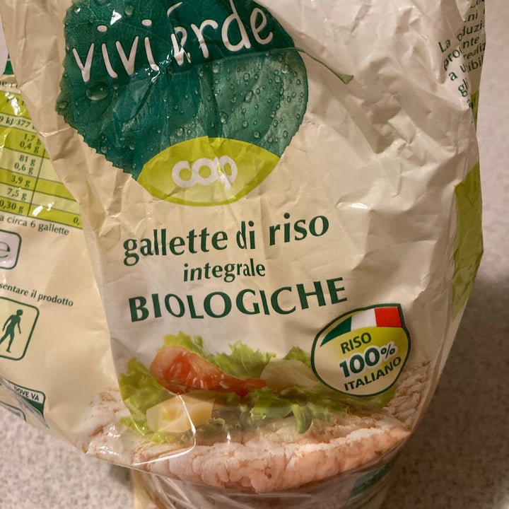 review photo of Coop Gallette di riso integrali shared by @megveg85 on 24 Apr 2021 - review