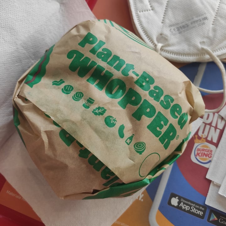 photo of Burger King Plant based burger shared by @pina9717 on  16 Dec 2021 - review