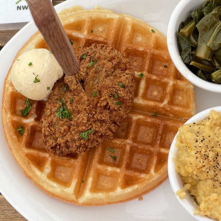 photo of South x Northwest Chick’n N Waffle shared by @herbivoracious on  05 Dec 2021 - review