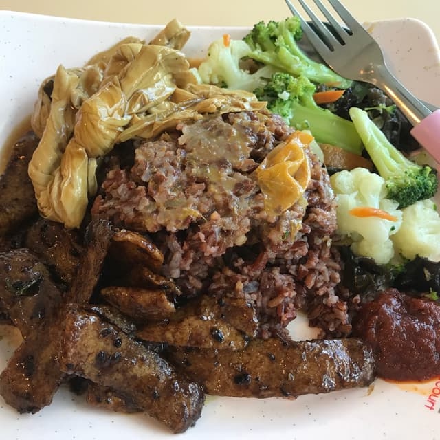 Photo of the dish “Brown rice and 3 choices”