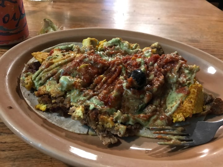 photo of Hard Times Cafe Vegan Rancheros shared by @soylentglenn on  14 Oct 2018 - review