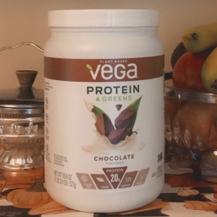 photo of Plant-Based Vega  Protein & Greens - Chocolate Flavoured shared by @crazymoni5 on  24 Dec 2020 - review