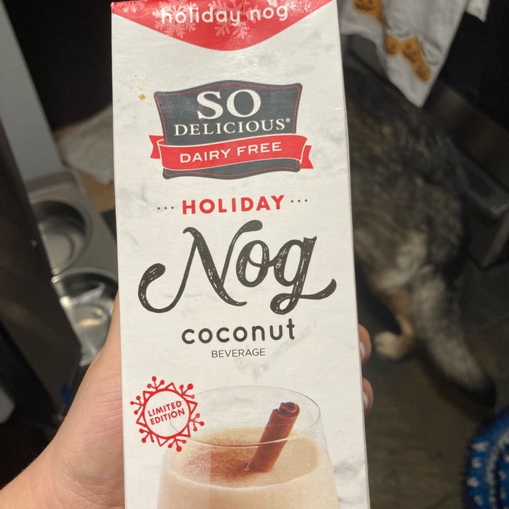 photo of So Delicious Dairy Free Holiday Nog Coconutmilk shared by @cuttlefish on  16 Oct 2021 - review