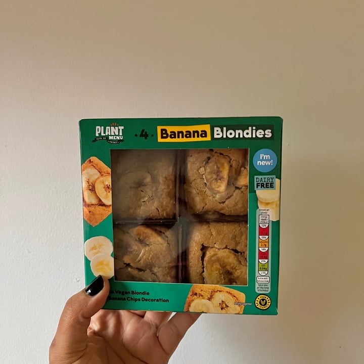 photo of Plant Menu Banana blondies shared by @devineoleary on  02 Jan 2022 - review