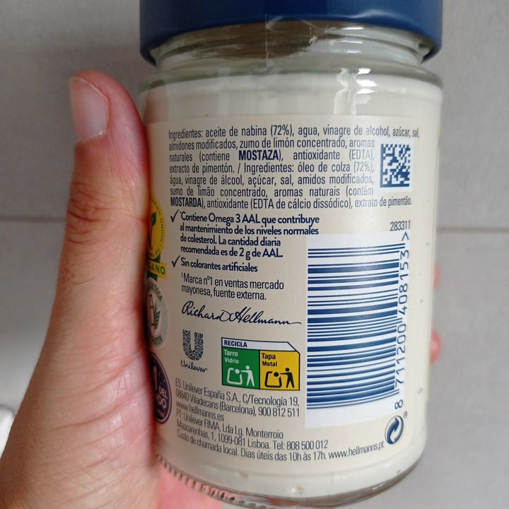 photo of Hellmann’s Aderezos shared by @moniqueta on  10 Nov 2022 - review