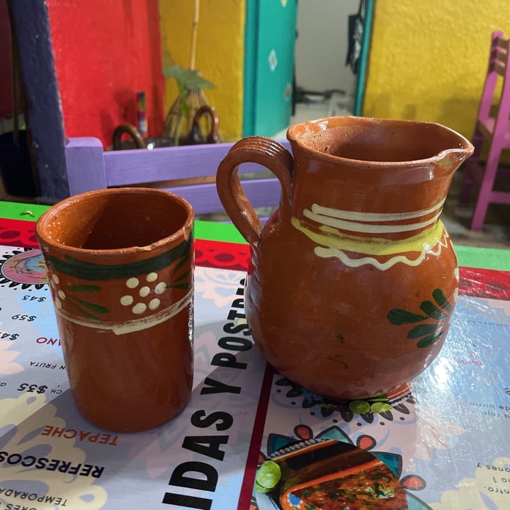 review photo of RV Cenaduria Vegana Agua De Maíz Rojo shared by @erigtz on 15 Aug 2021 - review