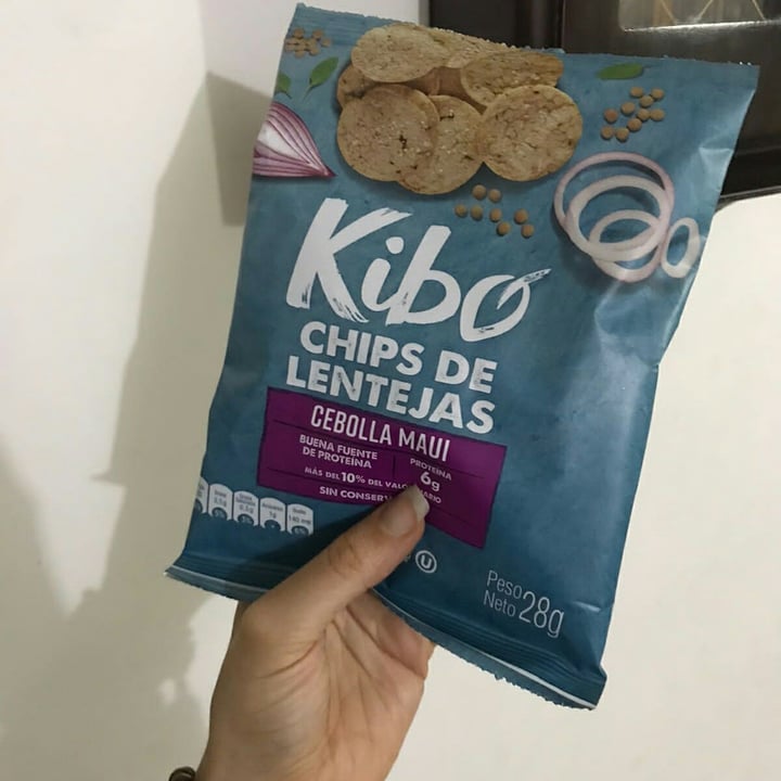 photo of Kibo Chips De Lentejas shared by @veganizandomed on  13 Jan 2022 - review