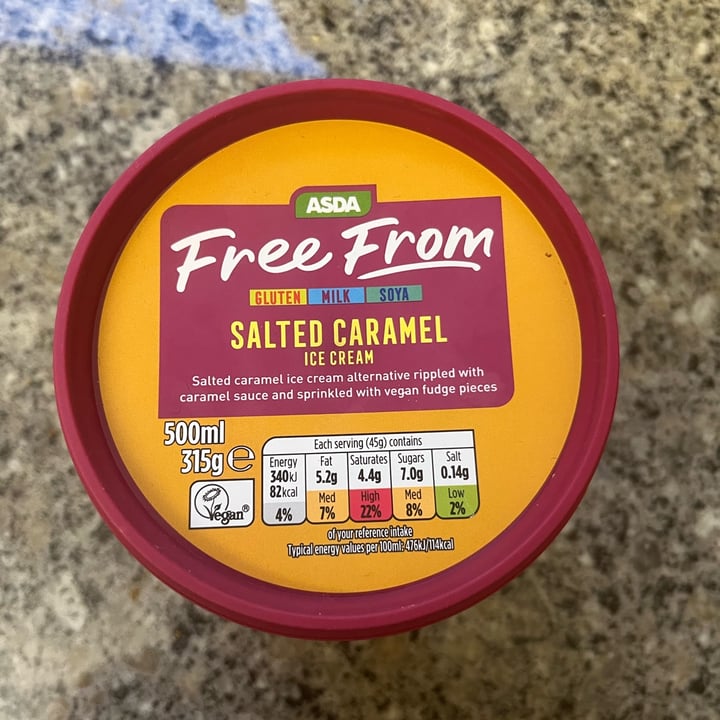 Asda Free From Salted Caramel Ice Cream Review abillion