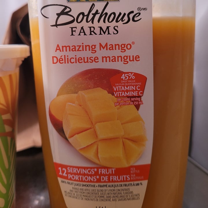 photo of Bolthouse Farms Amazing Mango shared by @veganinvictoriabc on  13 Jun 2021 - review