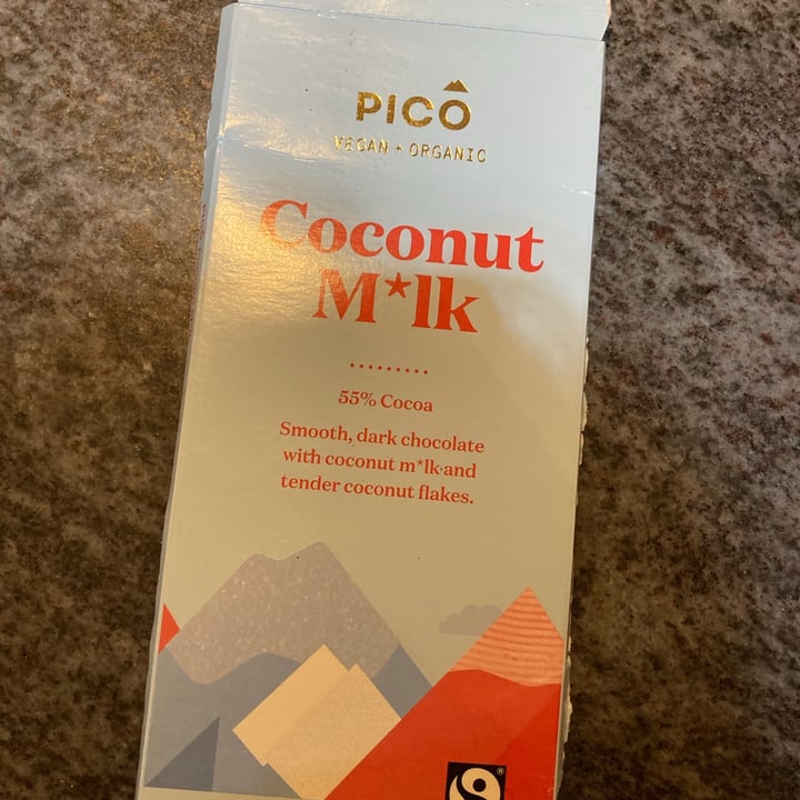 photo of Pico Chocolate Coconut M*lk Dark Chocolate Bar shared by @charlouise on  14 Mar 2021 - review