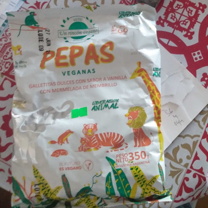 photo of Un Rincón Vegano Pepas Galletitas Dulces con Sabor a Vainilla con Mermelada de Membrillo shared by @oktiss on  04 Feb 2021 - review