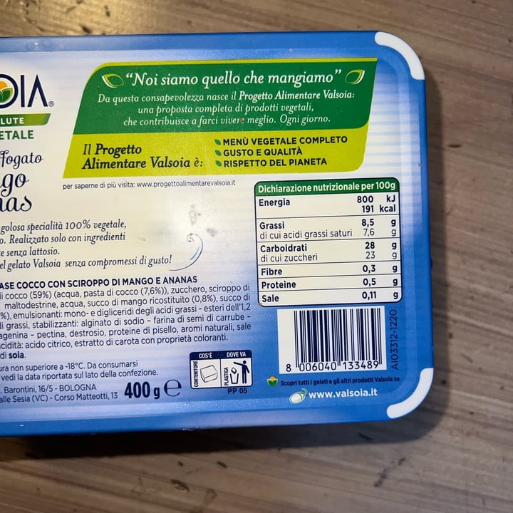 review photo of Valsoia Gelato affogato mango ananas shared by @ginnyy on 15 Mar 2022 - review