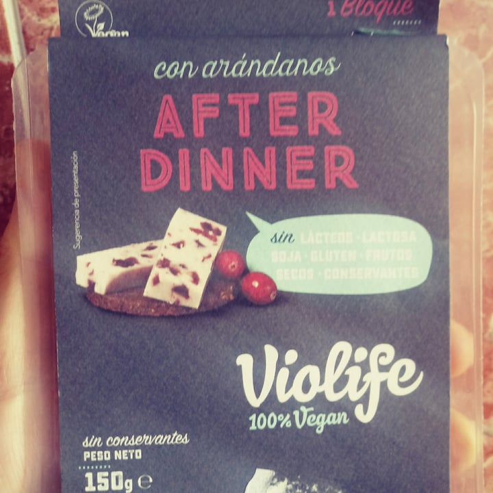 photo of Violife After Dinner con Arándanos  shared by @sthr on  24 Jan 2021 - review
