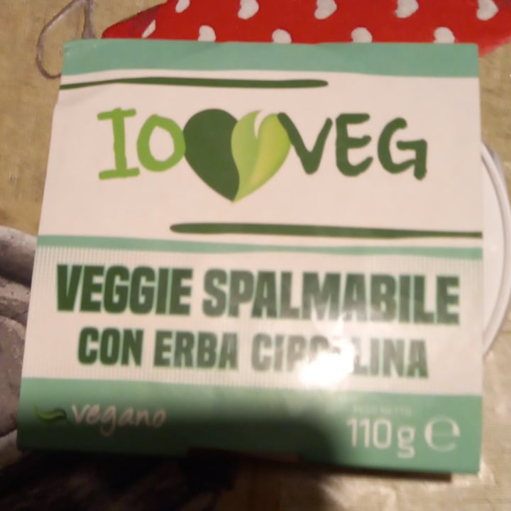 photo of ioVEG Formaggio Spalmabile Con Erba Cipollina shared by @kibi on  25 Jun 2022 - review