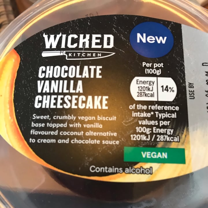 photo of Wicked Chocolate vanilla cheesecake shared by @lennyb on  05 Dec 2021 - review