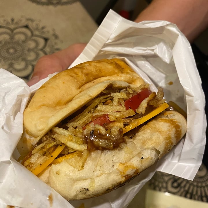 photo of Vegan Meat Spicy burger shared by @martusalgado on  27 Mar 2022 - review