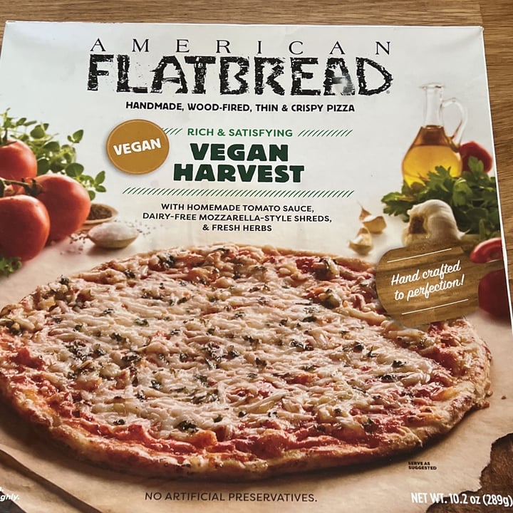 photo of American Harvest Vegan Pizza American harvest Vegan pizza shared by @suebedo on  01 May 2022 - review