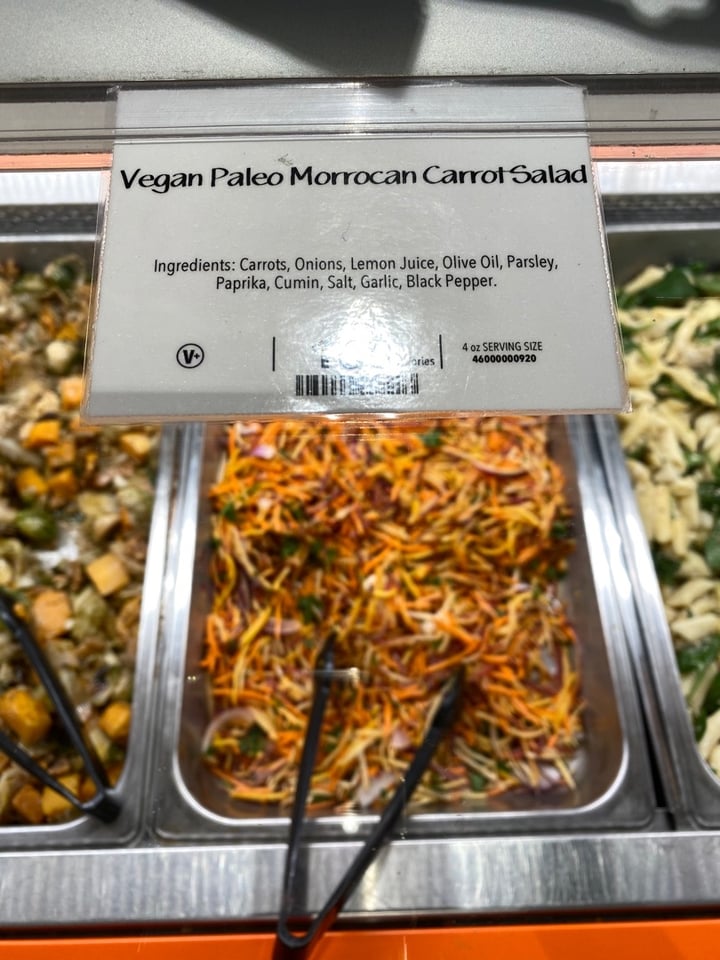 photo of Whole Foods Market Morrocan Carrot Salad shared by @mleeburns on  23 Jan 2020 - review