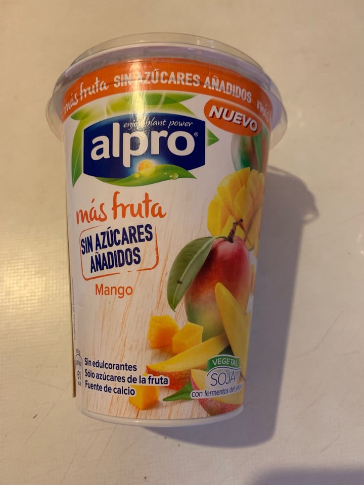 photo of Alpro Mango Yogurt (No Added Sugars) shared by @monicats on  18 Jan 2020 - review