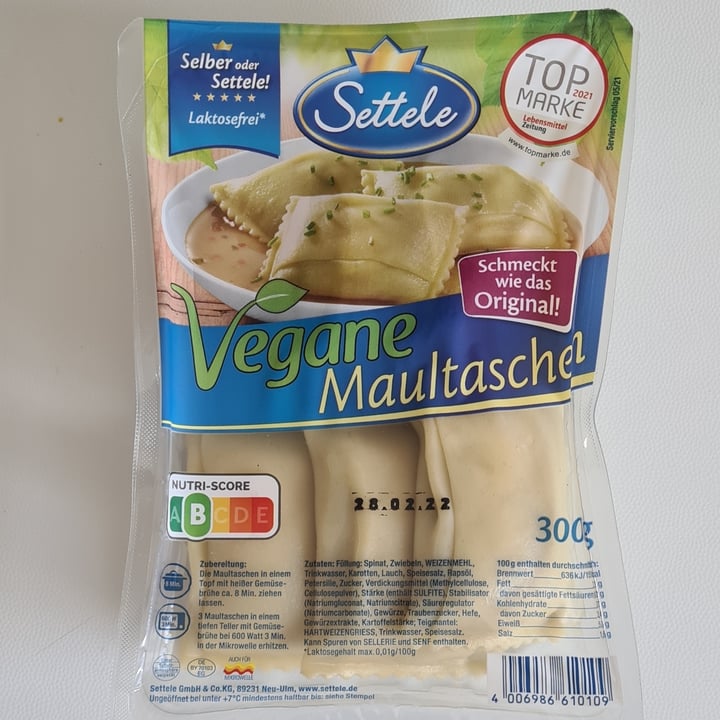 photo of Settele Maultaschen shared by @sara1234 on  20 Feb 2022 - review