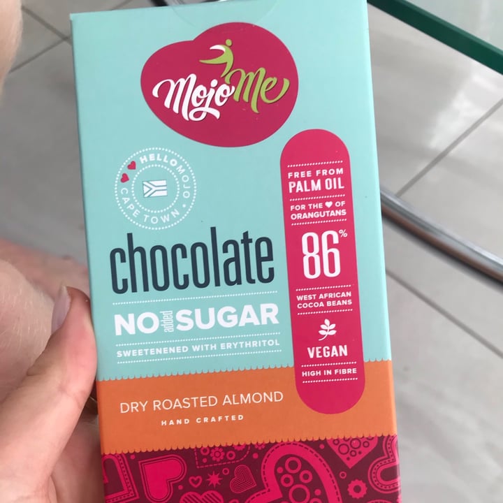 photo of MojoMe Dry Roasted Almond Chocolate shared by @jessamygraham on  06 Sep 2020 - review