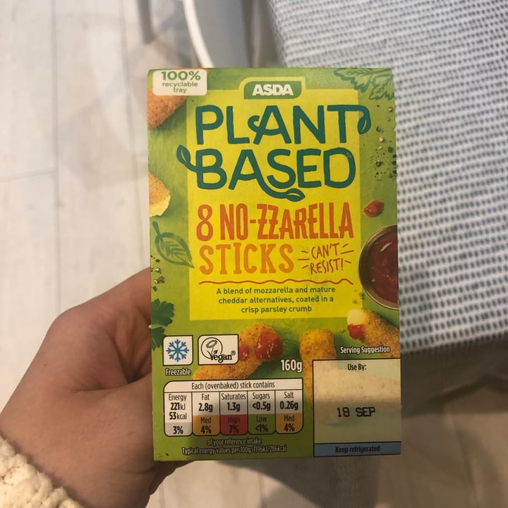 review photo of ASDA No-zzarella sticks shared by @ktw on 24 Sep 2020 - review