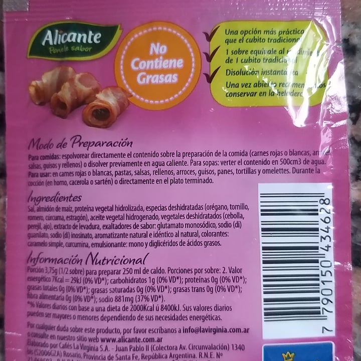 review photo of Alicante Sabor en Polvo Panceta y Hierbas shared by @animalover00 on 26 Jan 2021 - review