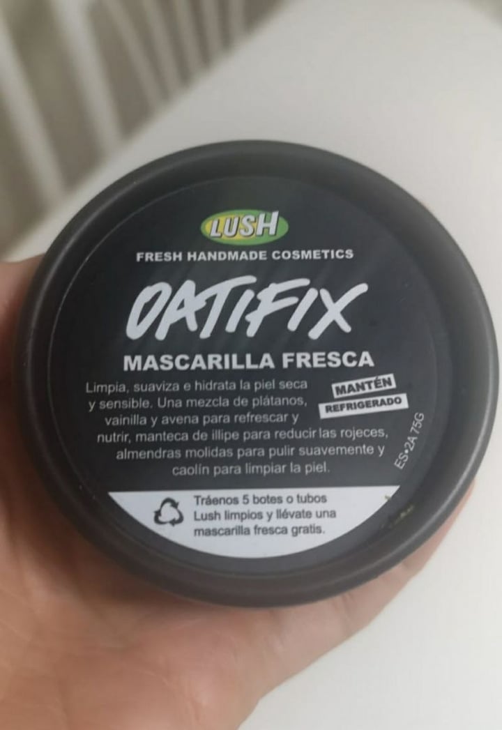 photo of LUSH Fresh Handmade Cosmetics Mascarilla Fresca shared by @mariencd on  02 Mar 2020 - review