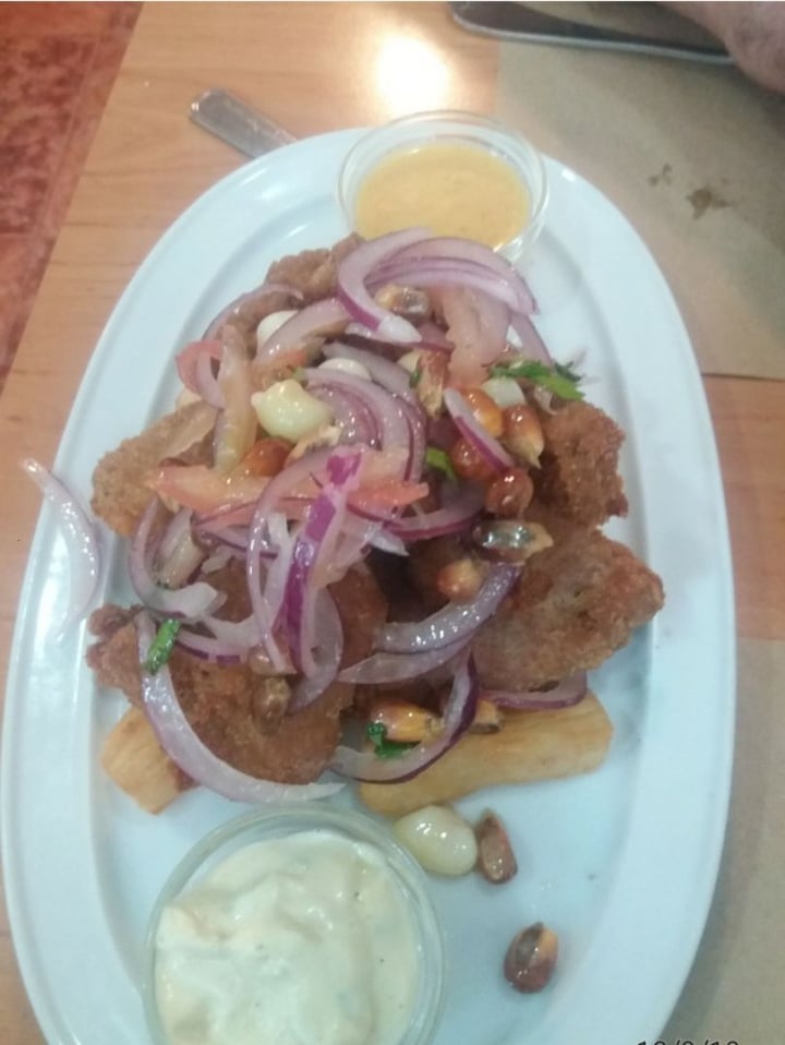 review photo of Los Andenes Sudado de pescado vegetal shared by @siragoldstein on 22 Jan 2020 - review