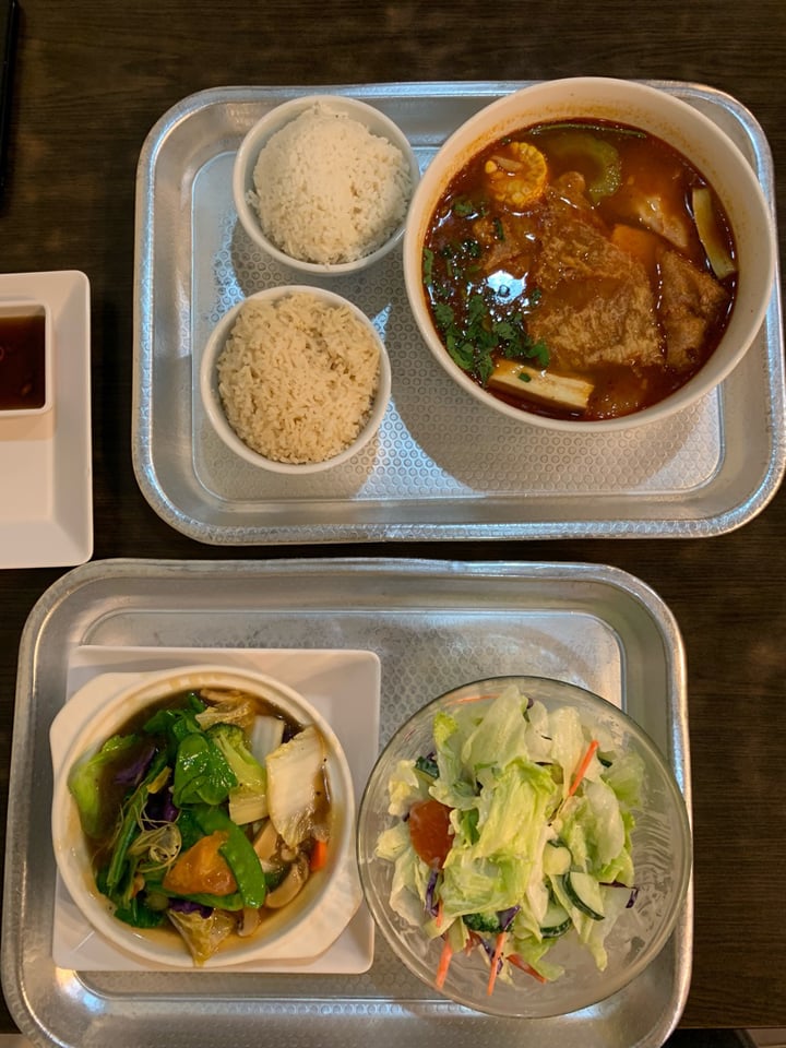 photo of North South East West Fusion Vegetarian Cuisine Tom Yum Hotpot shared by @sunit on  15 Mar 2019 - review