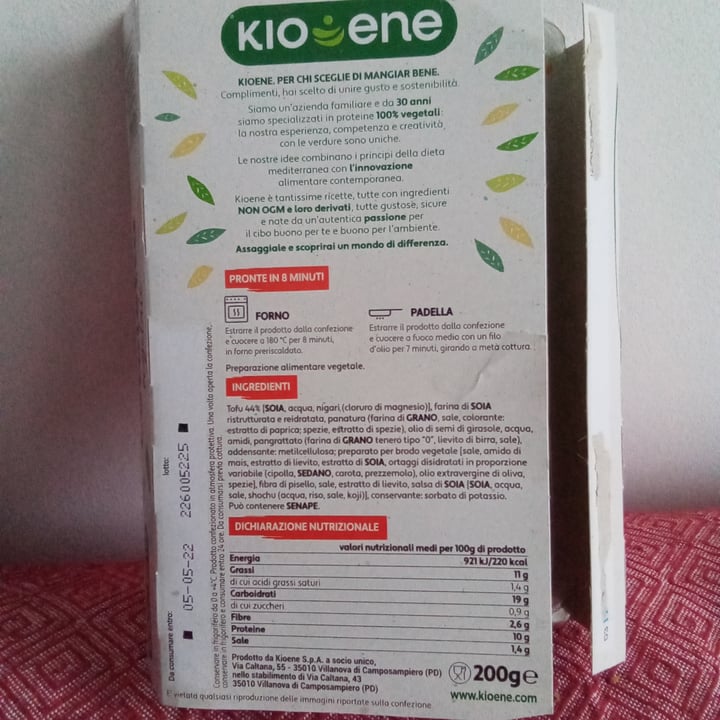 review photo of Kioene Cotoletta vegetale shared by @valeveg2022 on 23 Apr 2022 - review