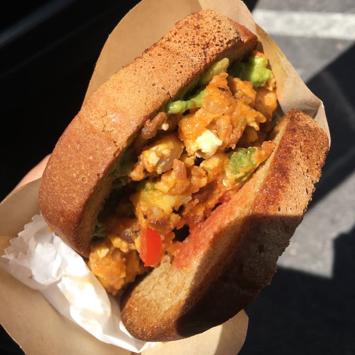 review photo of Egg Sammie Vegan Huevos Rancheros shared by @selflovekiki on 30 May 2021 - review
