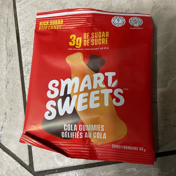 photo of Smart Sweets Cola gummies shared by @goodkarmavegan on  11 Feb 2022 - review