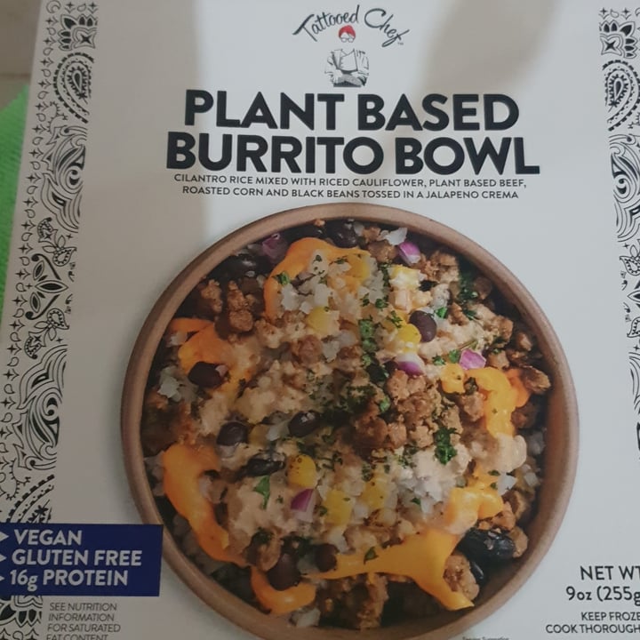review photo of Tattooed Chef Plant Based Burrito Bowl shared by @aaronjooste on 18 Oct 2022 - review