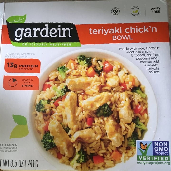 photo of Gardein Teriyaki Chick’n Bowl shared by @veggiehungrygal on  21 Mar 2020 - review