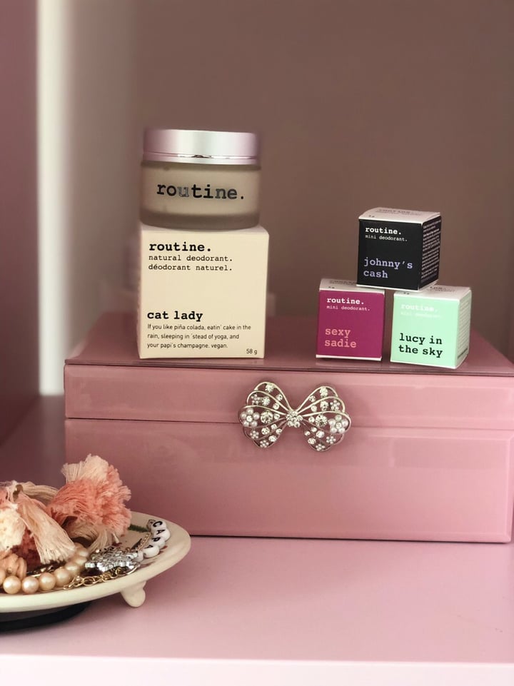 review photo of Routine Cat Lady (vegan: no beeswax) 58g Deo JAR shared by @yourlittleveganpal on 21 Aug 2019 - review