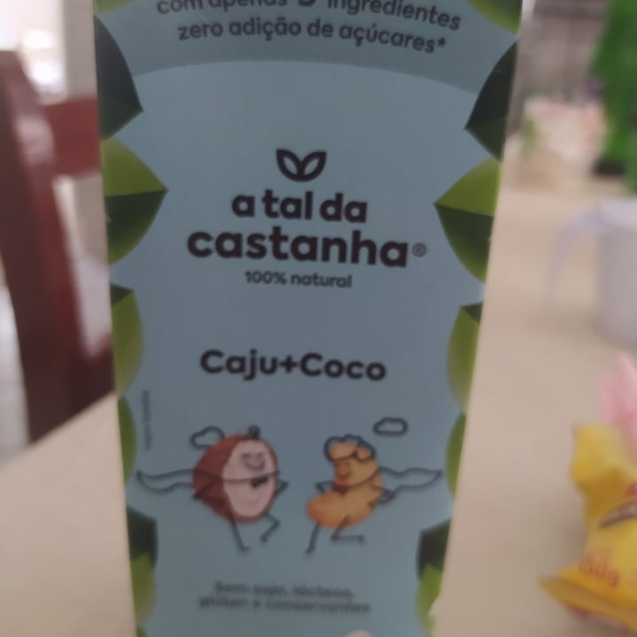 photo of A Tal da Castanha Leite de castanha de caju e coco shared by @cris52 on  23 Apr 2022 - review