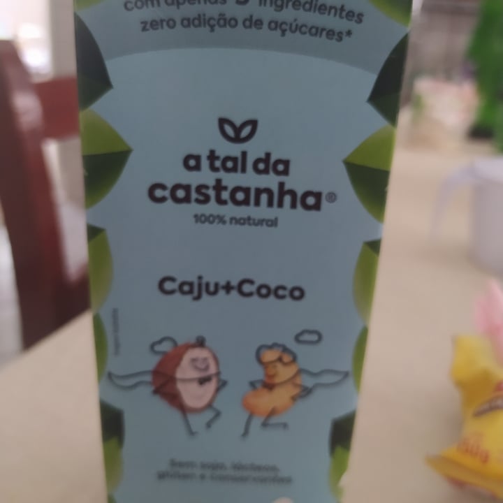 review photo of A Tal da Castanha Leite de castanha de caju e coco shared by @cris52 on 23 Apr 2022 - review