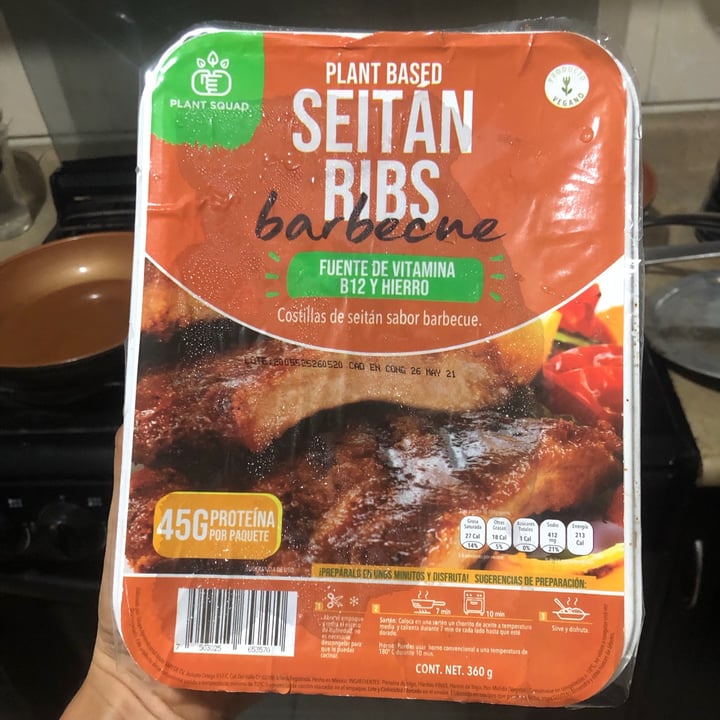 photo of Plant Squad Seitan Ribs shared by @elimoncito on  10 Sep 2020 - review