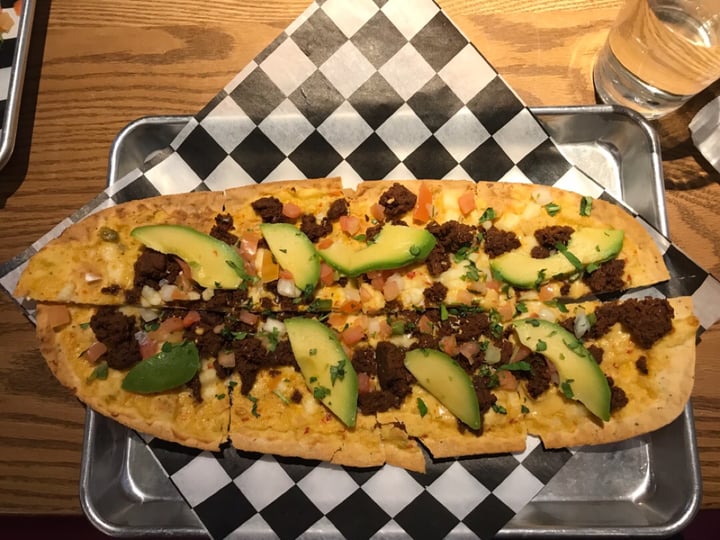 photo of Piggy Bank Vegan Spanish Sausage and avocado flatbread shared by @dianna on  17 Mar 2019 - review