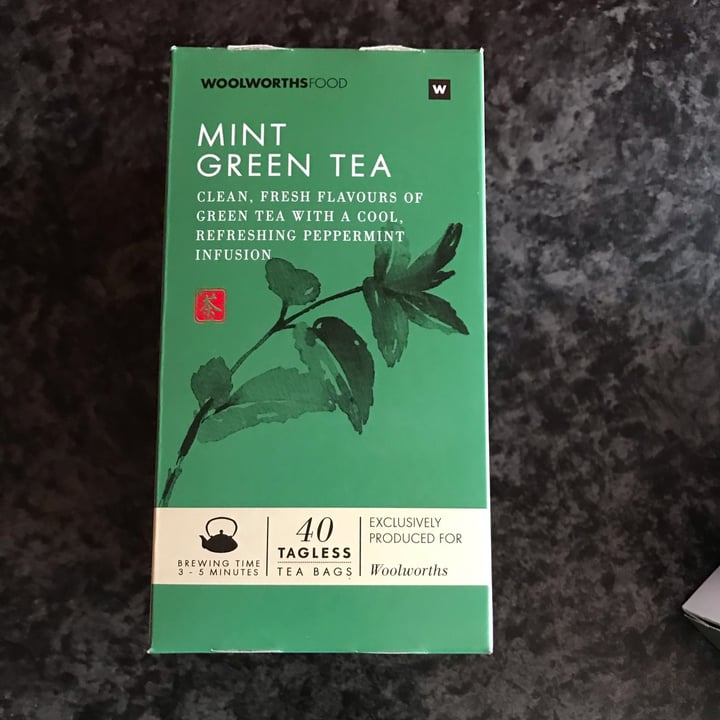 photo of Woolworths Food Mint Green Tea shared by @kellym on  16 Mar 2022 - review