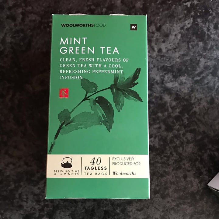 review photo of Woolworths Food Mint Green Tea shared by @kellym on 16 Mar 2022 - review