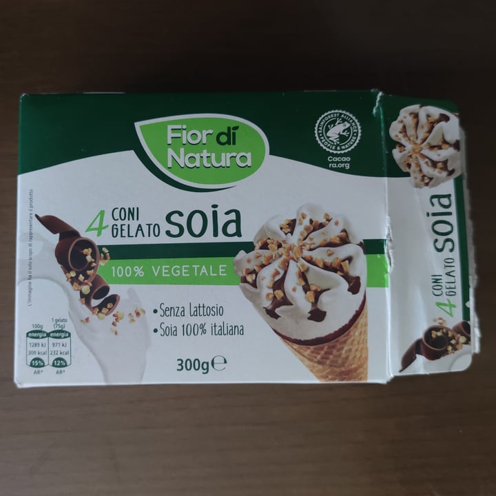 photo of Fior di Natura 4 coni gelato soia shared by @verooh on  26 Jul 2022 - review