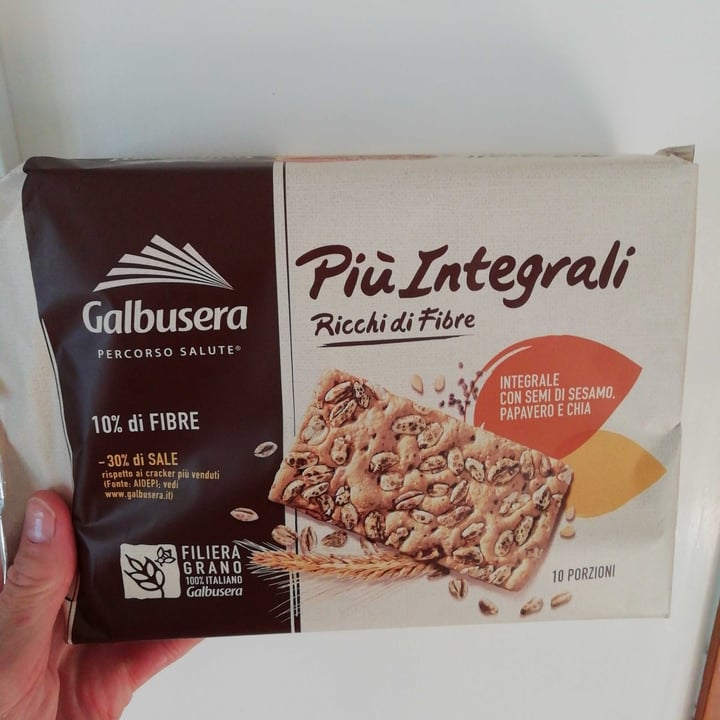 photo of Galbusera Crackers Più integrali shared by @rominella on  17 Oct 2021 - review